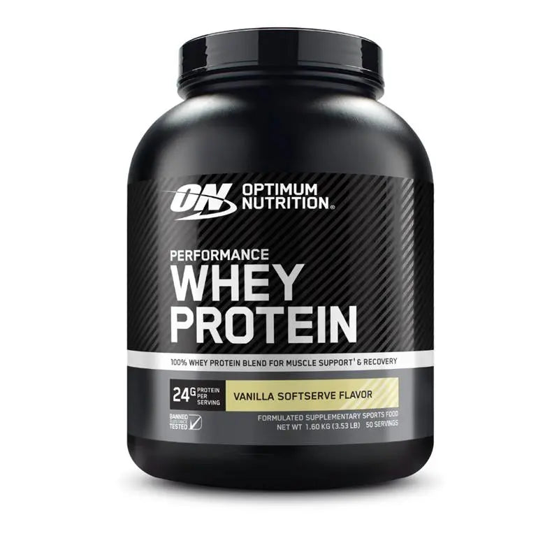 Optimum Nutrition Performance Whey Protein – Vanilla Softserve, 1.6 kg